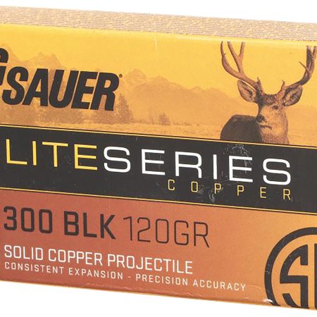 Sig Sauer E3006H120 Elite Copper Hunting  30-06Springfield 150gr Copper Solid 20 Per Box/10 Case