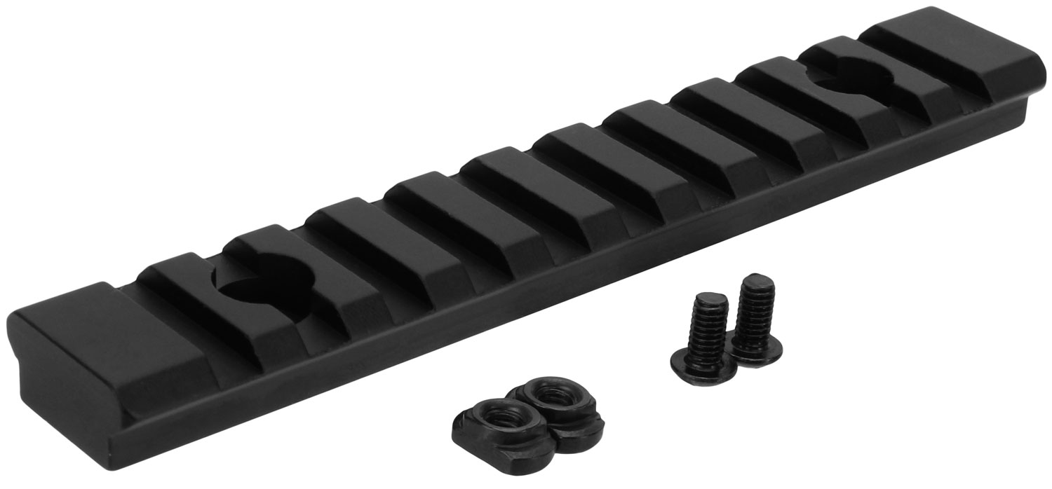 TacFire MAR105L M-LOK Accessory Picatinny Section Rail 5 Inch 11 Slots Black Anodized