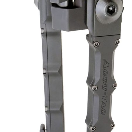 Accu-Tac SRBG200 SR-5 G2 Bipod 6.25"-10.75" Adjustment Black Hardcoat Anodized 6061-T6 Aluminum