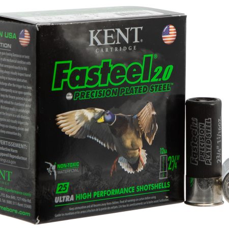 Kent Cartridge K122FS302 Fasteel 2.0  12 Gauge 2.75" 1 1/16 oz 2 Shot 25 Per Box/ 10 Case