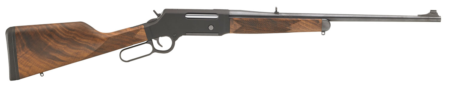 Henry H014S65 Long Ranger Full Size 6.5 Creedmoor 4+1 22" Blued Steel Barrel, Black Hard Coat Anodized Steel Receiver, American Walnut Stock Right Hand