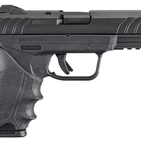 Ruger 3819 Security-9  9mm Luger  4" Barrel 10+1, Black Polymer Frame With Picatinny Acc. Rail, Black Oxide Steel Slide, Hogue Beavertail HandALL Rubber Grip