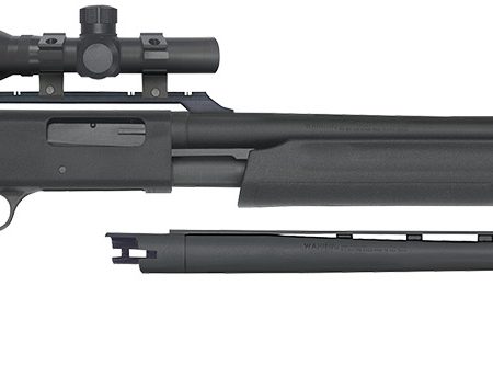 Mossberg 54047 500 Field/Deer Pump 20 Gauge 5+1 3" 26" Vent Rib/24" Slugster Barrels, Matte Blued Metal Finish, Synthetic Dual Comb Stock, Includes Accu-Set Chokes & Dead Ringer 2.5x20mm Scope