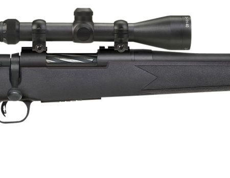Mossberg 28027 Patriot Super Bantam 6.5 Creedmoor Caliber with 5+1 Capacity, 20" Fluted Barrel, Blued Metal Finish & Black Synthetic Stock Right Hand (Youth) Includes 3-9x40mm Scope