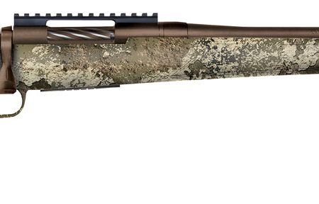Mossberg 28044 Patriot Predator 243 Win 5+1 22" Patriot Brown Cerakote 4.49" Fluted Barrel Patriot Brown Cerakote Steel TrueTimber Strata Right Hand