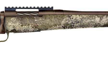 Mossberg 28045 Patriot Predator 308 Win 5+1 22" Patriot Brown Cerakote 4.49" Fluted Barrel Patriot Brown Cerakote Steel TrueTimber Strata Right Hand
