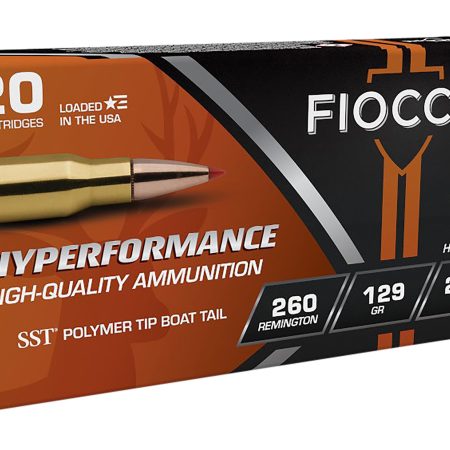 Fiocchi 260HSA Hyperformance  260Rem 129gr Super Shock Tip 20 Per Box/10 Case