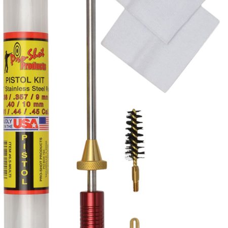 Pro-Shot 65MULTI Starter Series Tube Kit .38/ .45 Cal Pistol/Reusable Tube w/Hang Cap Case