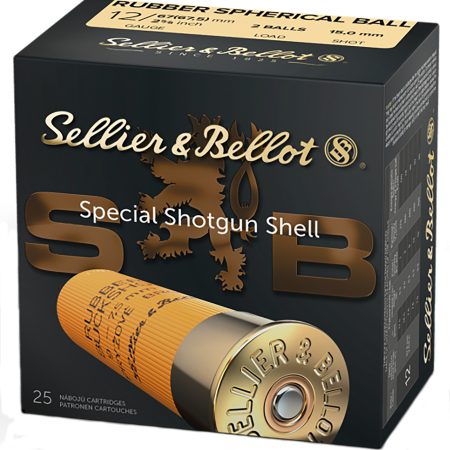 Sellier & Bellot SB12RBB Shotgun  12Gauge 2.75" Rubber 25 Per Box/10 Case