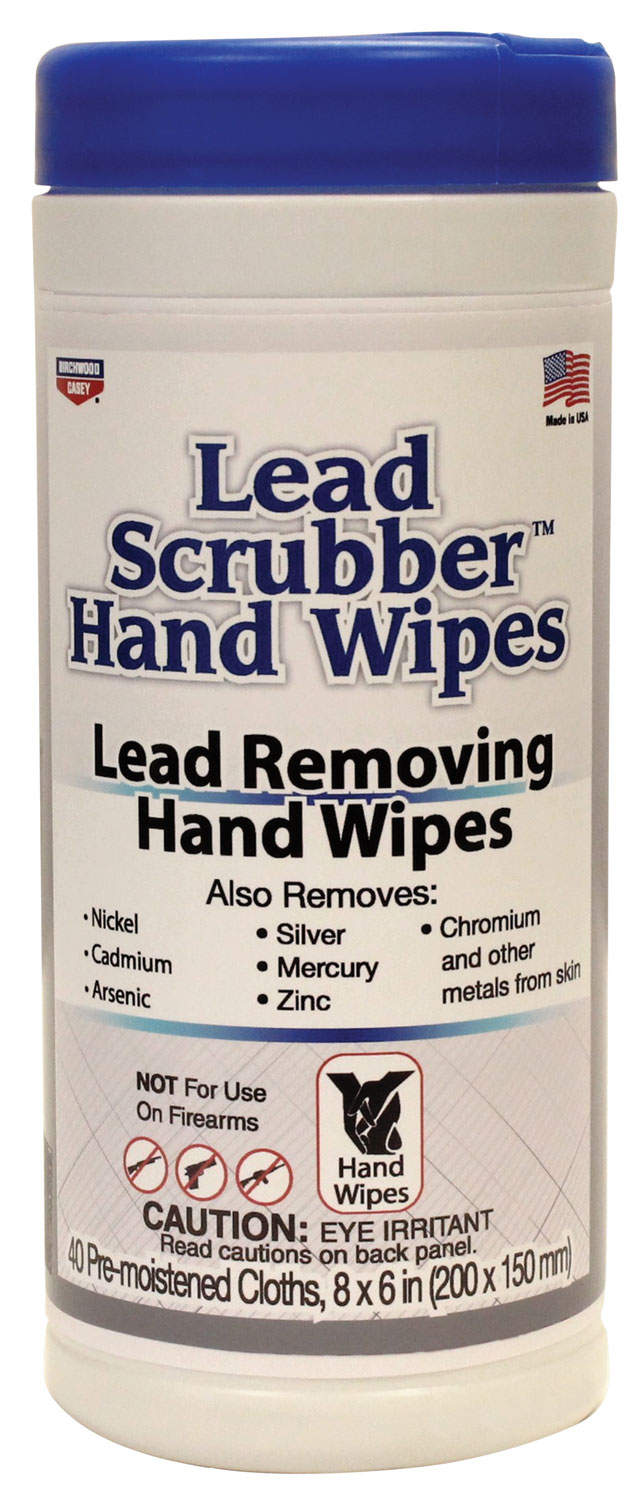 Birchwood Casey 32440 Lead Scrubber 8" x 6" Wipes 40 Per Pkg