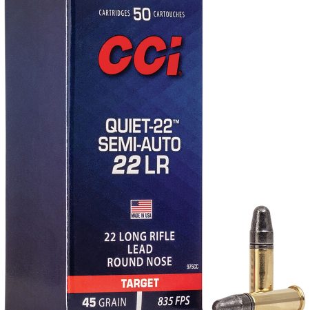 CCI 975CC Quiet-22  22LR 45gr Lead Round Nose 50 Per Box/100 Case