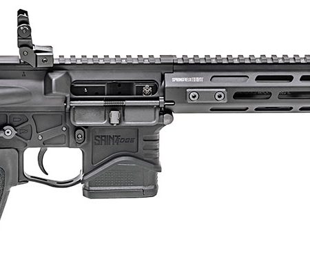 Springfield Armory STE916556BLC SAINT Edge 5.56x45mm NATO 10+1 16" Black Melonite Barrel Black Hard Coat Anodized Rec Black Adjustable Bravo Mod 0 SopMod Stock Black Bravo Mod 2 Grip Right Hand