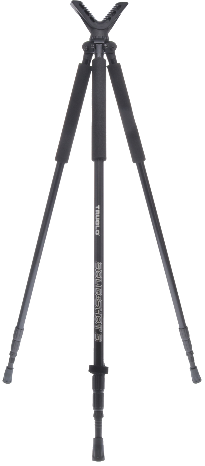TruGlo TG8925XB Solid-Shot 22-68" Tripod Black Aluminum