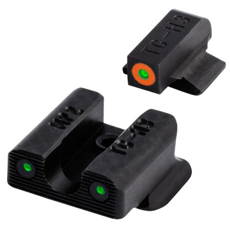 TruGlo TG231MP2C Tritium Pro  Black | Green Tritium White Outline Front Sight Green Tritium Rear Sight
