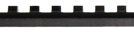 Aim Sports KMRS3 15 Slot Picatinny Keymod Rail Section  Black Anodized