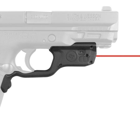 Crimson Trace 0198701 Laserguard  Fits S&W M&P 22/380EZ Shield/9EZ Shield, Red Laser Black Polymer