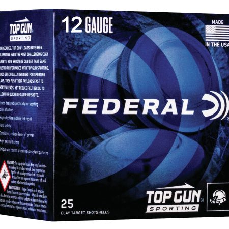 Federal TGS12875 Top Gun  12Gauge 2.75" 1oz 7.5Shot 25 Per Box/10 Case