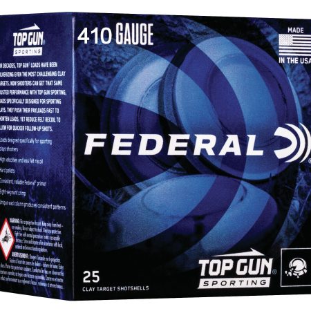 Federal TGS412149 Top Gun  410Gauge 2.50" 1/2oz 9Shot 25 Per Box/10 Case