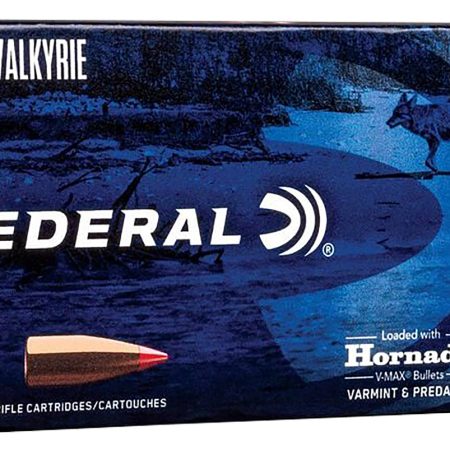 Federal V224VLKVM60 Varmint & Predator  224Valkyrie 60gr Hornady V-Max 20 Per Box/10 Case