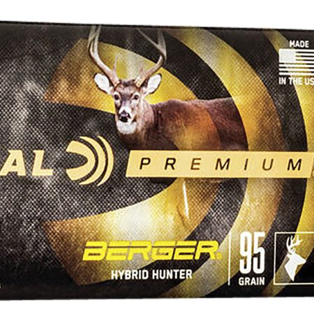 Federal P243BCH1 Premium  243Win 95gr Berger Hybrid Hunter 20 Per Box/10 Case