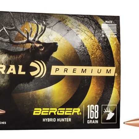 Federal P3006BCH1 Premium 30-06Springfield 168gr Berger Hybrid Hunter 20 Per Box/10 Case