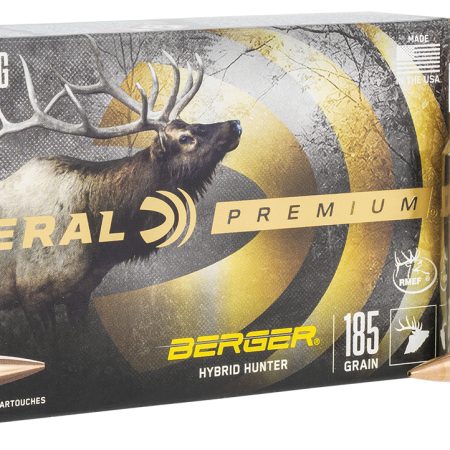 Federal P300WBCH1 Premium 300WinMag 185gr Berger Hybrid Hunter 20 Per Box/10 Case