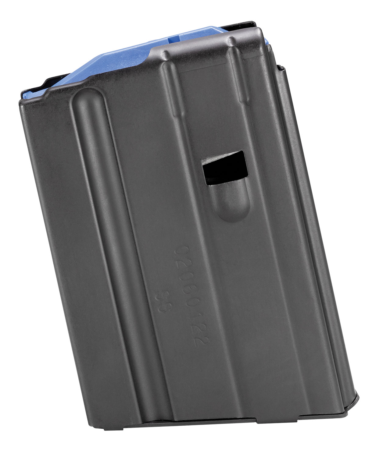DuraMag 1065041176CPD SS 10rd 6.5 Grendel/6mm ARC for AR-15 Black w/ Blue Follower Detachable