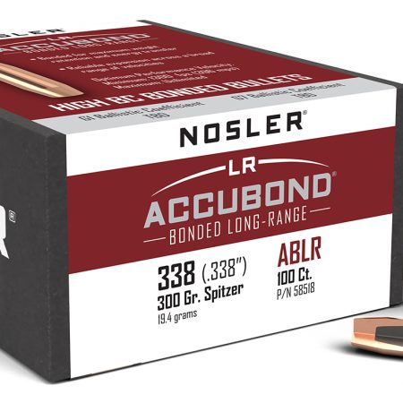 Nosler 58518 AccuBond Long Range 338Cal 300gr Spitzer Point 100/Box