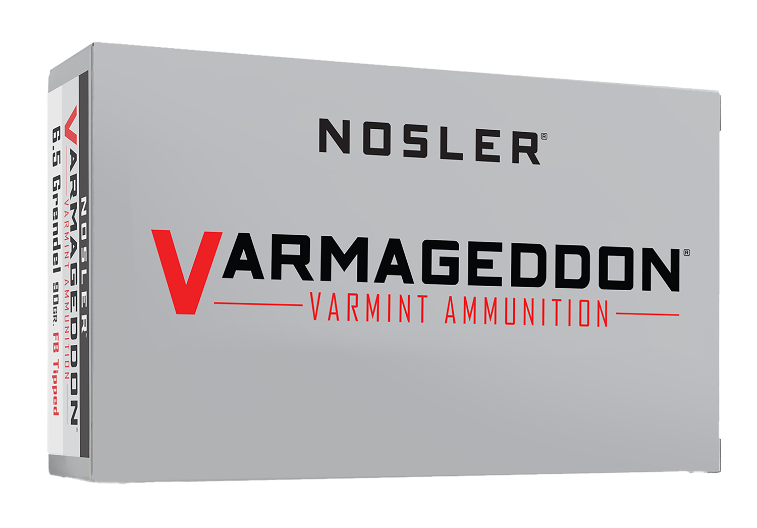 Nosler 65182 Varmageddon 6.5Grendel 90gr Flat Base Tipped 20 Per Box/10 Case