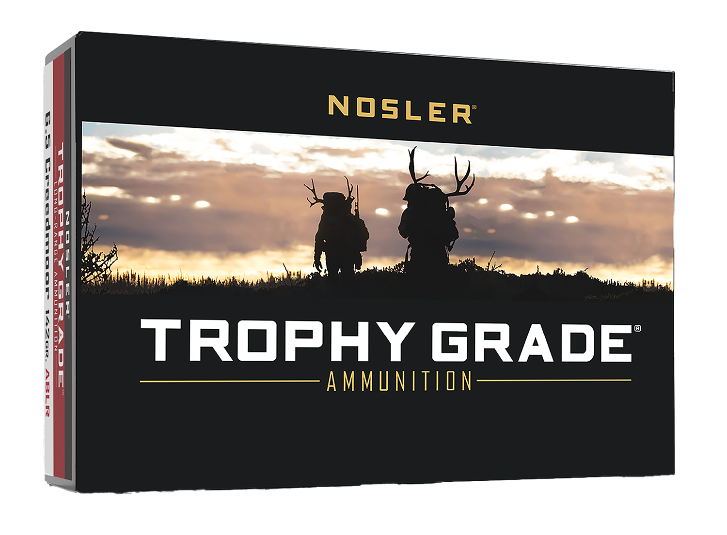 Nosler 60105 Trophy Grade Long-Range 6.5Creedmoor 142gr Nosler Spitzer AccuBond Long Range 20 Per Box/10 Case