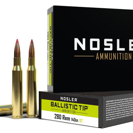 Nosler 40073 Ballistic Tip  280Rem 140gr Spitzer Ballistic Tip 20 Per Box/10 Case