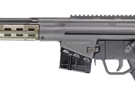 PTR 400 GIR *CA Compliant *Reconditioned 308 Win,7.62x51mm NATO 18" 10+1, Black Parkerized Reciever with Scope Mount, Green Synthetic Stock (Stock May Be Blemished), Black California Paddle Grip