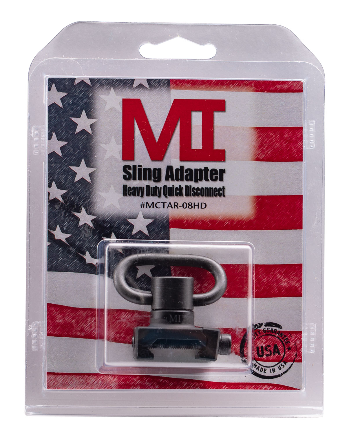 Midwest Industries MCTAR08HD Quick Detach Front Sling Adapter HD Black Aluminum