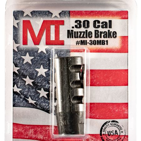 Midwest Industries MIAR30MB1 Muzzle Brake  Black Phosphate Steel with 5/8"-24 tpi Threads for 30 Cal AR-Platform
