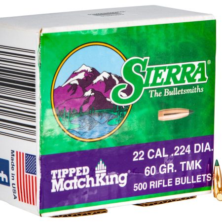 Sierra 7160C Tipped MatchKing  22Cal 60gr Tipped MatchKing 500/Box