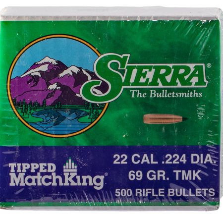Sierra 7169C Tipped MatchKing  22Cal 69gr Tipped MatchKing 500/Box