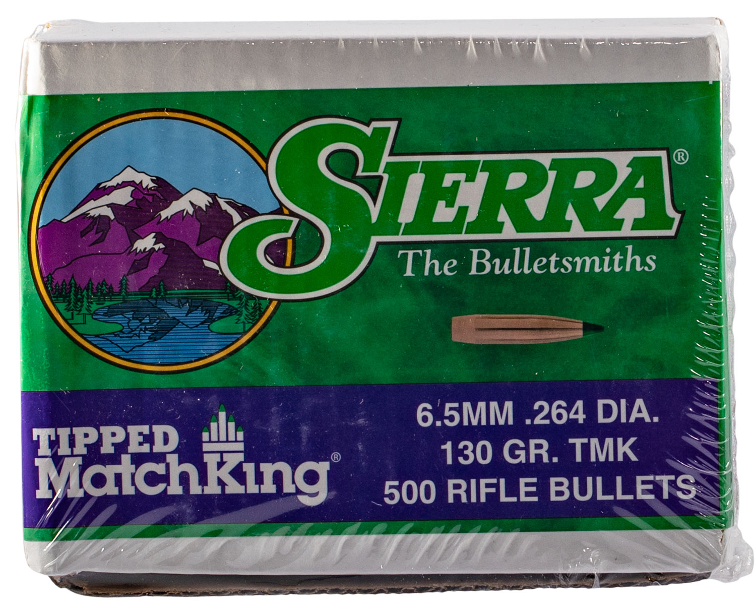 Sierra 7430C Tipped MatchKing 264Cal 130gr Tipped MatchKing 500/Box