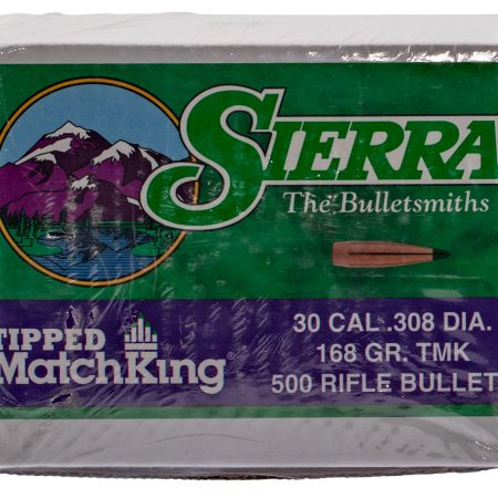 Sierra 7768C Tipped MatchKing  30Cal 168gr Tipped MatchKing 500/Box
