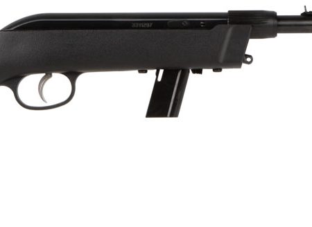 Savage Arms 40207 64 Takedown Full Size 22 LR 10+1 16.50" Black Satin Sporter Barrel, Satin Black Drilled & Tapped Carbon Steel Receiver, Matte Black Fixed Synthetic Stock, Right Hand
