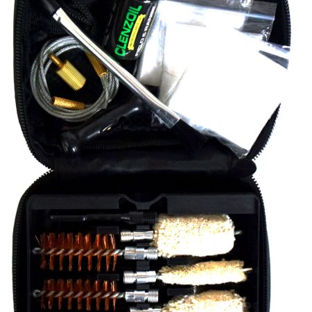 Clenzoil 2465 Field & Range Cleaning Kit Multi-Gauge Shotgun/12 Pieces Black