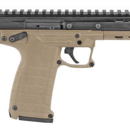 Kel-Tec CP33TAN CP33  22 LR 33+1 5.50" Black Ported/Threaded Barrel, Black Serrated/Optic Ready Slide, Tan Polymer Frame w/Picatinny Rail, Black Polymer Grip Ambidextrous