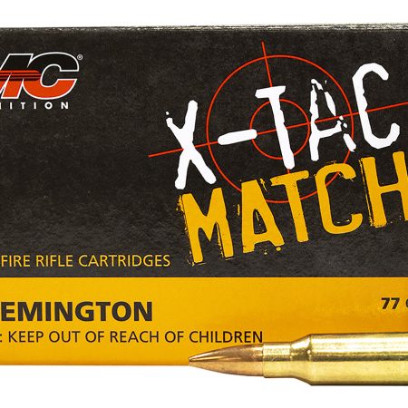 PMC 223XM X-Tac Match  223Rem 77gr Open Tip Match 20 Per Box/10 Case