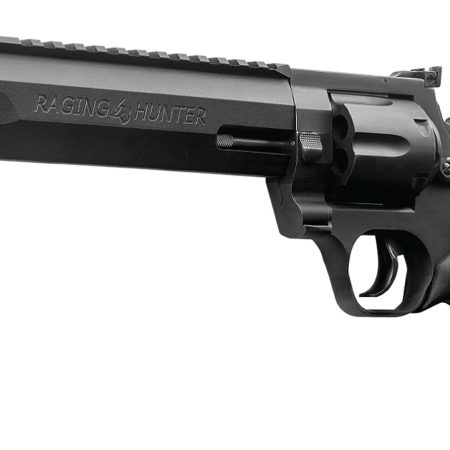 Taurus 2440081RH-DLX Raging Hunter  44 Rem Mag 5rd 8.37" Matte Black Oxide Cylinder Matte Black Aluminum Black Rubber with Integrated Red Cushion Insert  Grip Includes Case