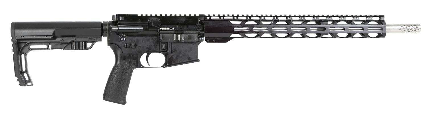 Radical Firearms FR1665SSMED15RPR Forged RPR 6.5 Grendel 16" 15+1 Black Hard Coat Anodized 6 Position MFT Minimalist Stock M-LOK