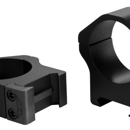 Warne 514M Horizontal Rings Maxima Matte Black 30mm Medium 0 MOA