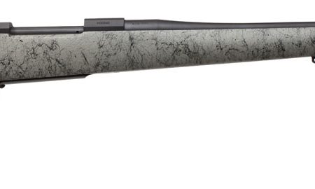 Nosler 39448 M48 Liberty 6.5 Creedmoor 4+1 24" Barrel, Graphite Black Cerakote Metal Finish, Gray Black Webbed Fixed Aramid Stock