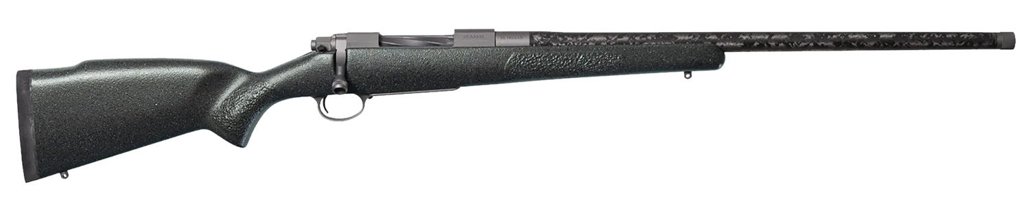 Nosler 47448 M48 Mountain Carbon 300 Win Mag 3+1 24" Carbon Fiber Wrapped Barrel, Tungsten Gray Cerakote Steel, Granite Green Mountain Hunter Stock