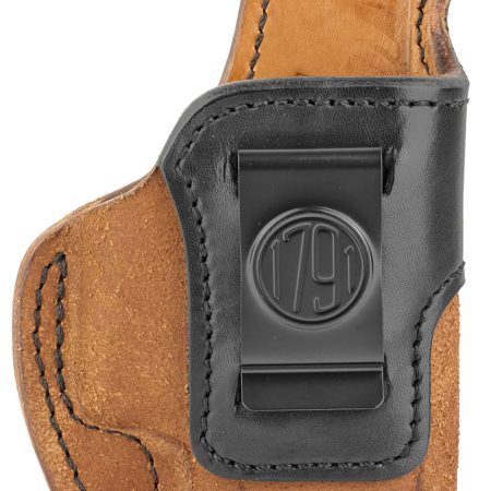 1791 Gunleather RCH5BLBR RCH  IWB Size 05 Black/Brown Leather Belt Clip Fits Springfield XD-M/HK VP9SK Right Hand