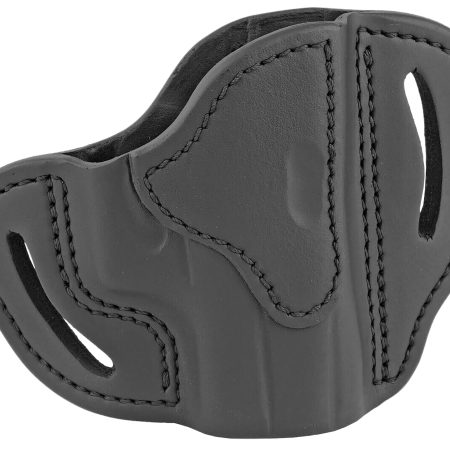 1791 Gunleather BHCSBLR BHC OWB Size C Stealth Black Leather Belt Slide Compatible w/Glock 43/Sig P365/Walther PPK Right Hand