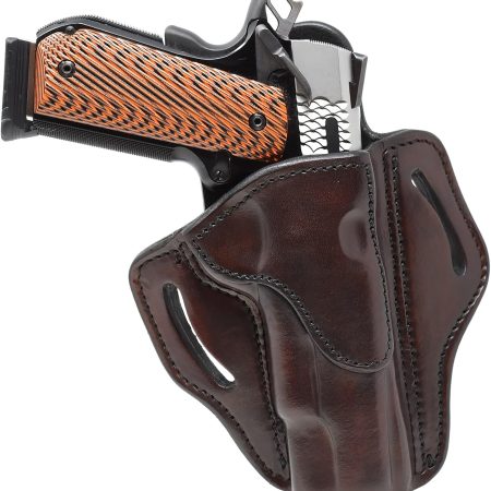 1791 Gunleather BH1SBRR BH1 OWB Size 01 Signature Brown Leather Belt Slide Fits 4-5" 1911 Right Hand